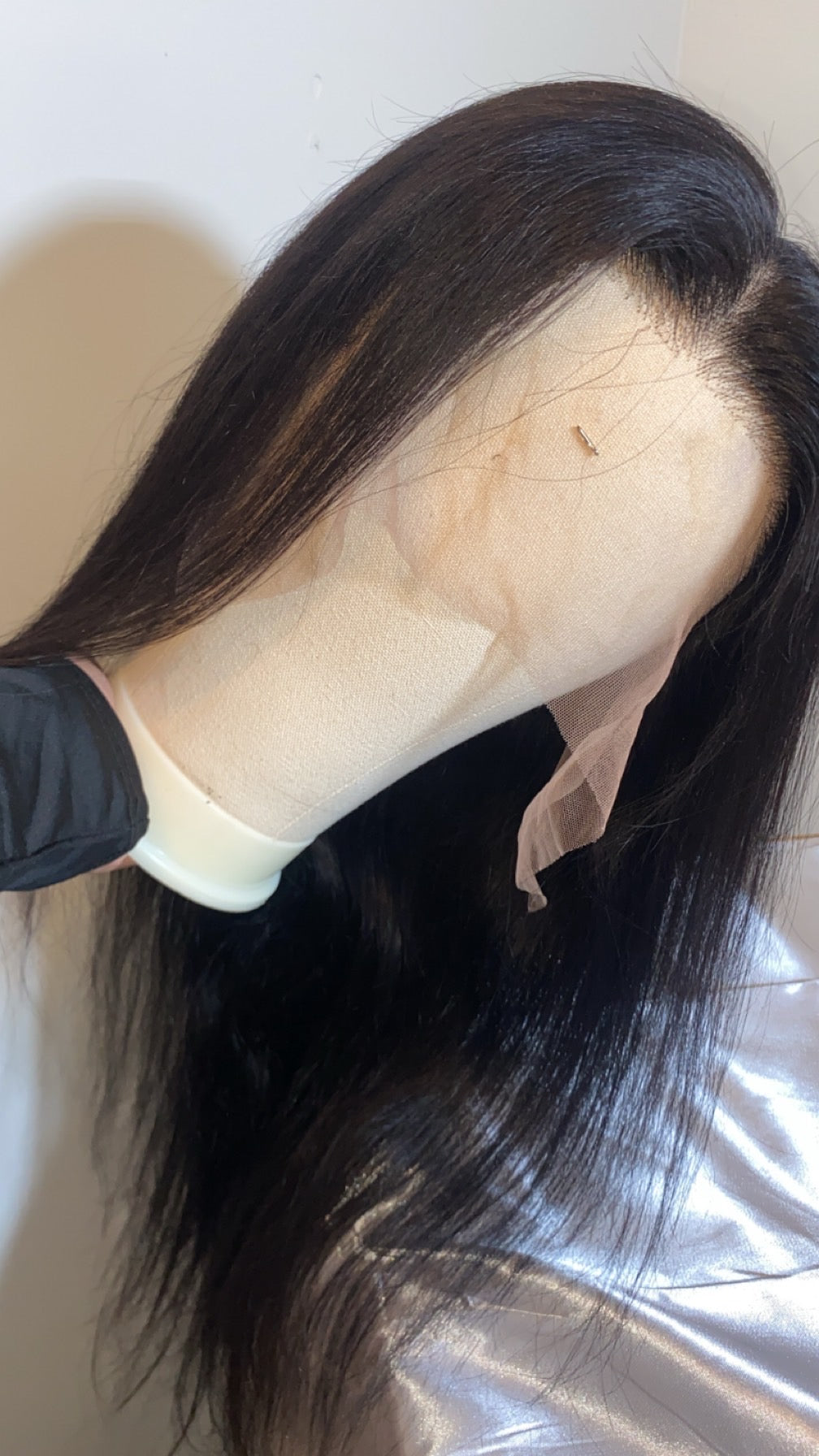 13/6 wig jet black wig